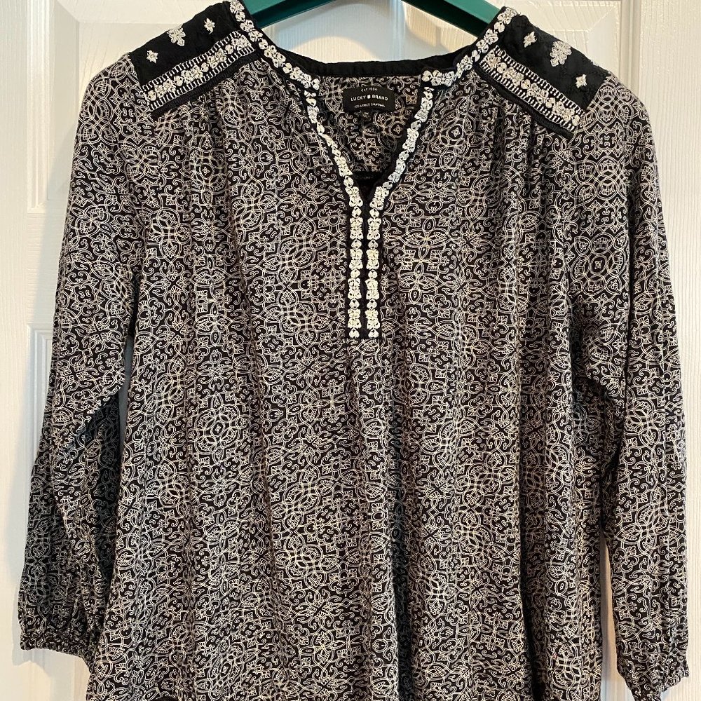 Lucky Brand Embroidered Shirt